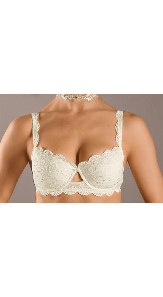Dirndl-BH Barbara in Creme von Nina von C.