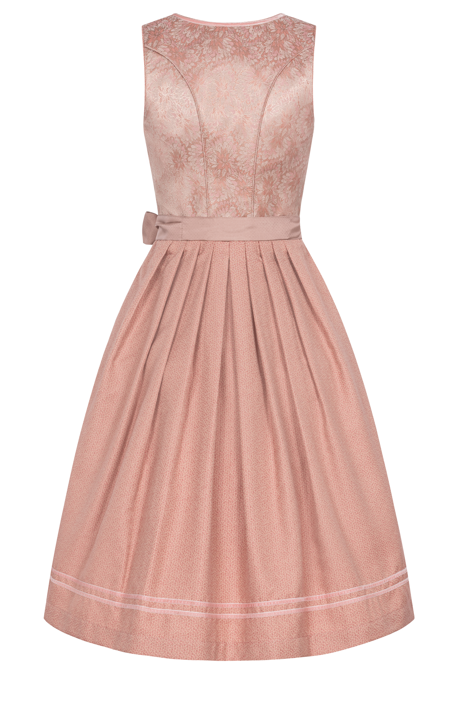 Midi Dirndl Gepa in Apricot von Nübler