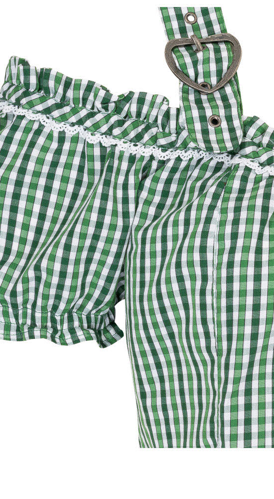 Miederbluse Herta in Grün von Nübler