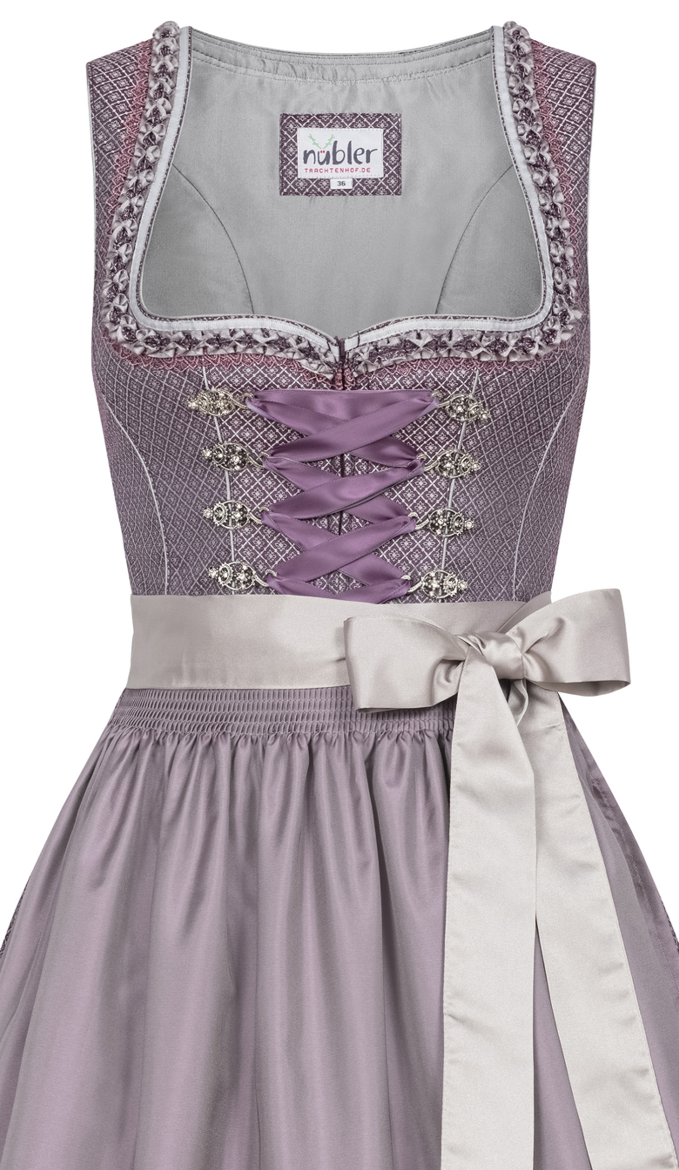 Midi Dirndl Gavrila in Aubergine