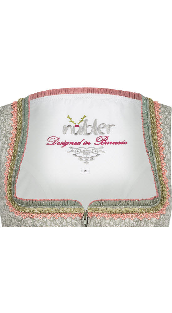 Mini-Dirndl Babette in Grün Von Nübler