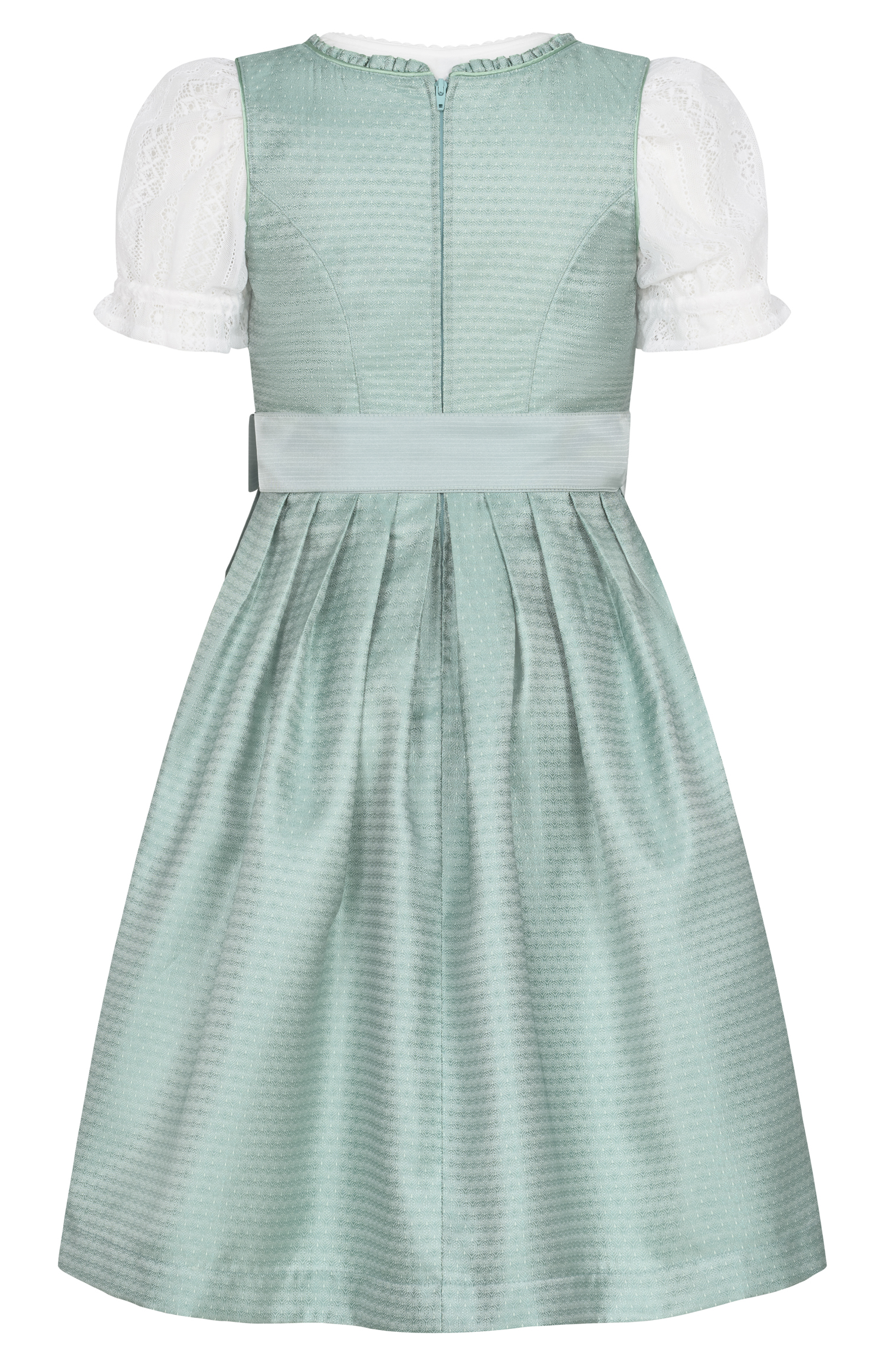 Kinderdirndl Gabrina in Grün, 3-teiliges Set
