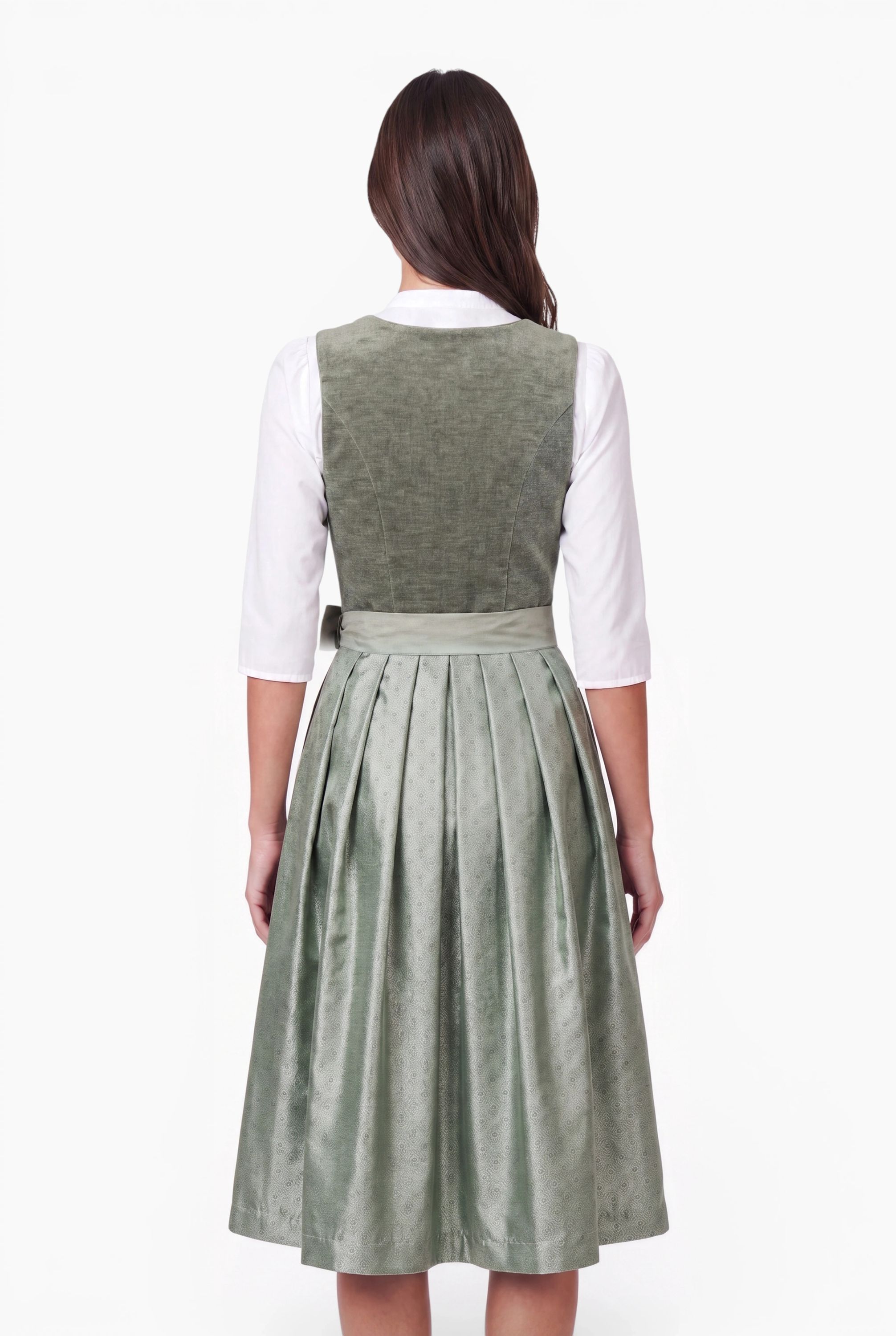 Midi Dirndl Kira  in Salbei