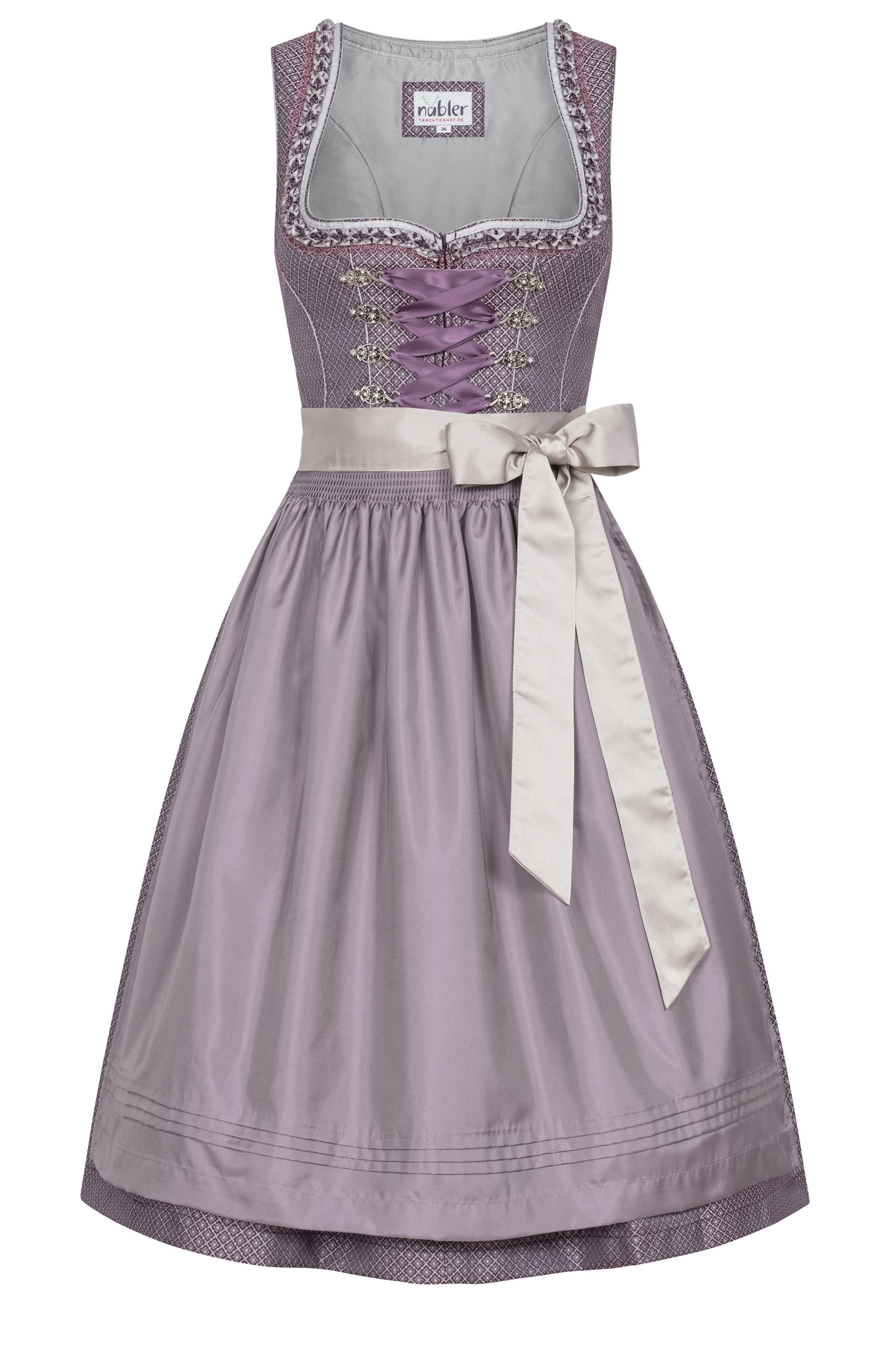 Midi Dirndl Gavrila in Aubergine