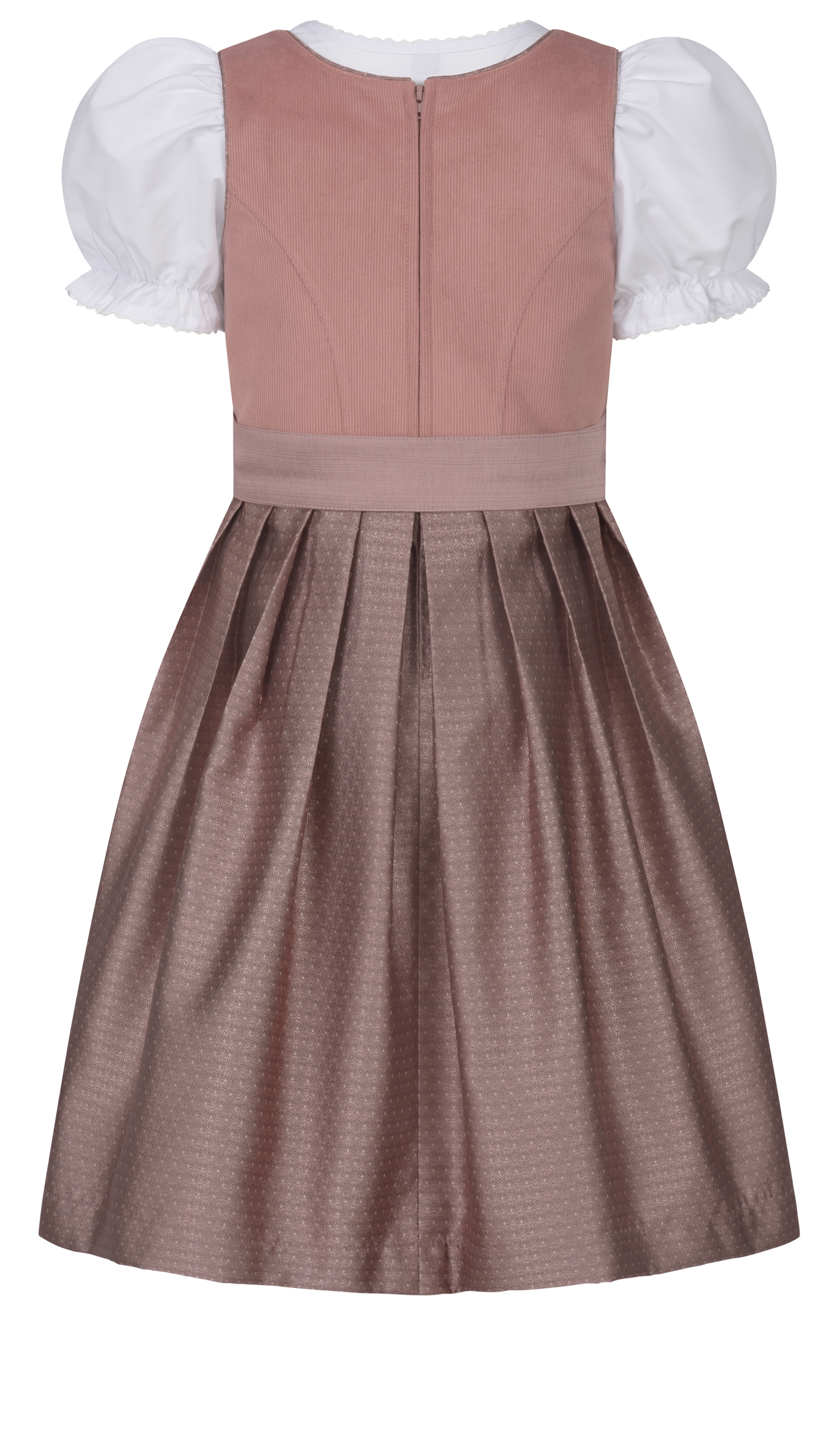 Kinderdirndl Kim in Peach, 3-teiliges Set