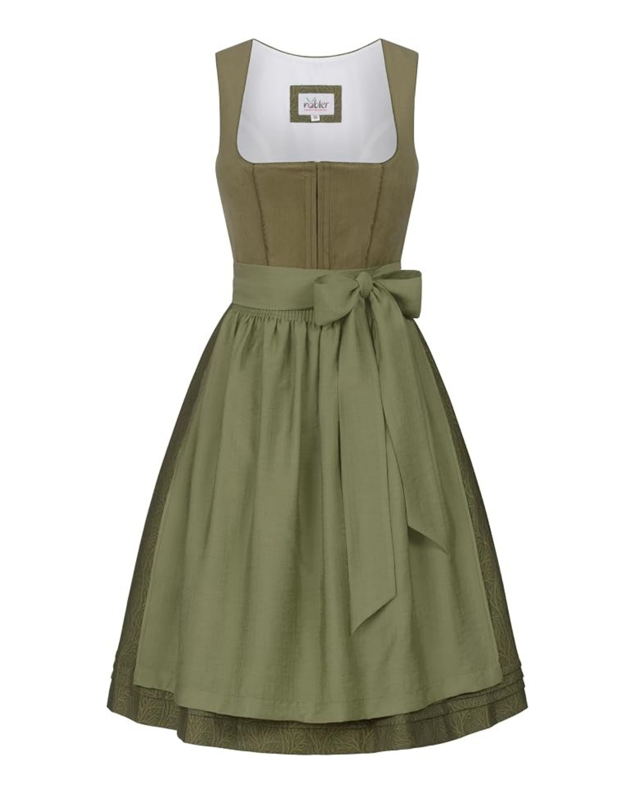Midi Dirndl Luise in Grün von Nübler