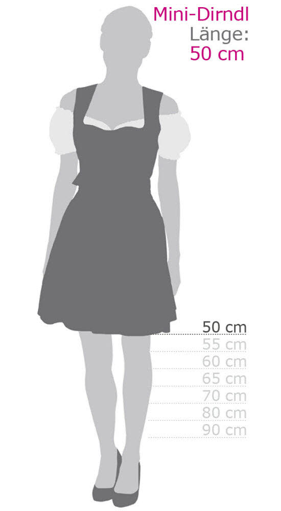 Mini-Dirndl Babette in Grün Von Nübler