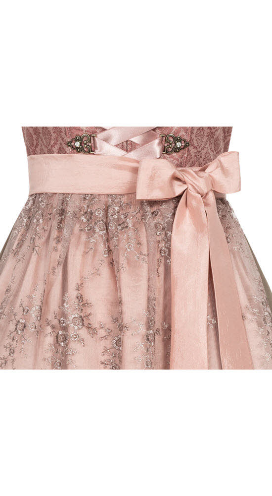 Dirndl midi Pia in Rosa von Nübler