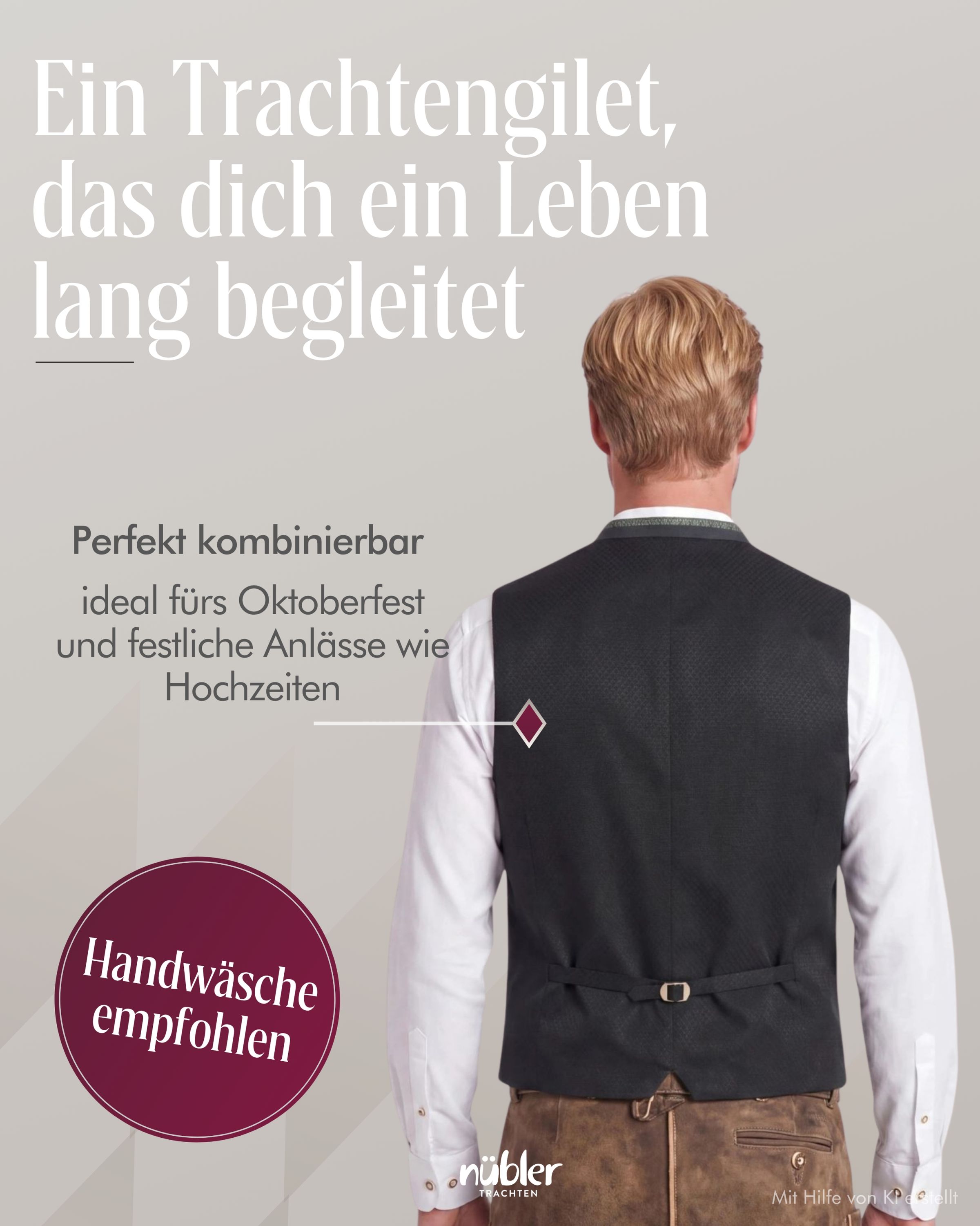Trachtenweste Malik in Frühlingswiese-Schiefer von Nübler