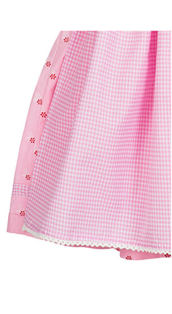 Kinderdirndl Linda in Rosa, 3-teiliges Set