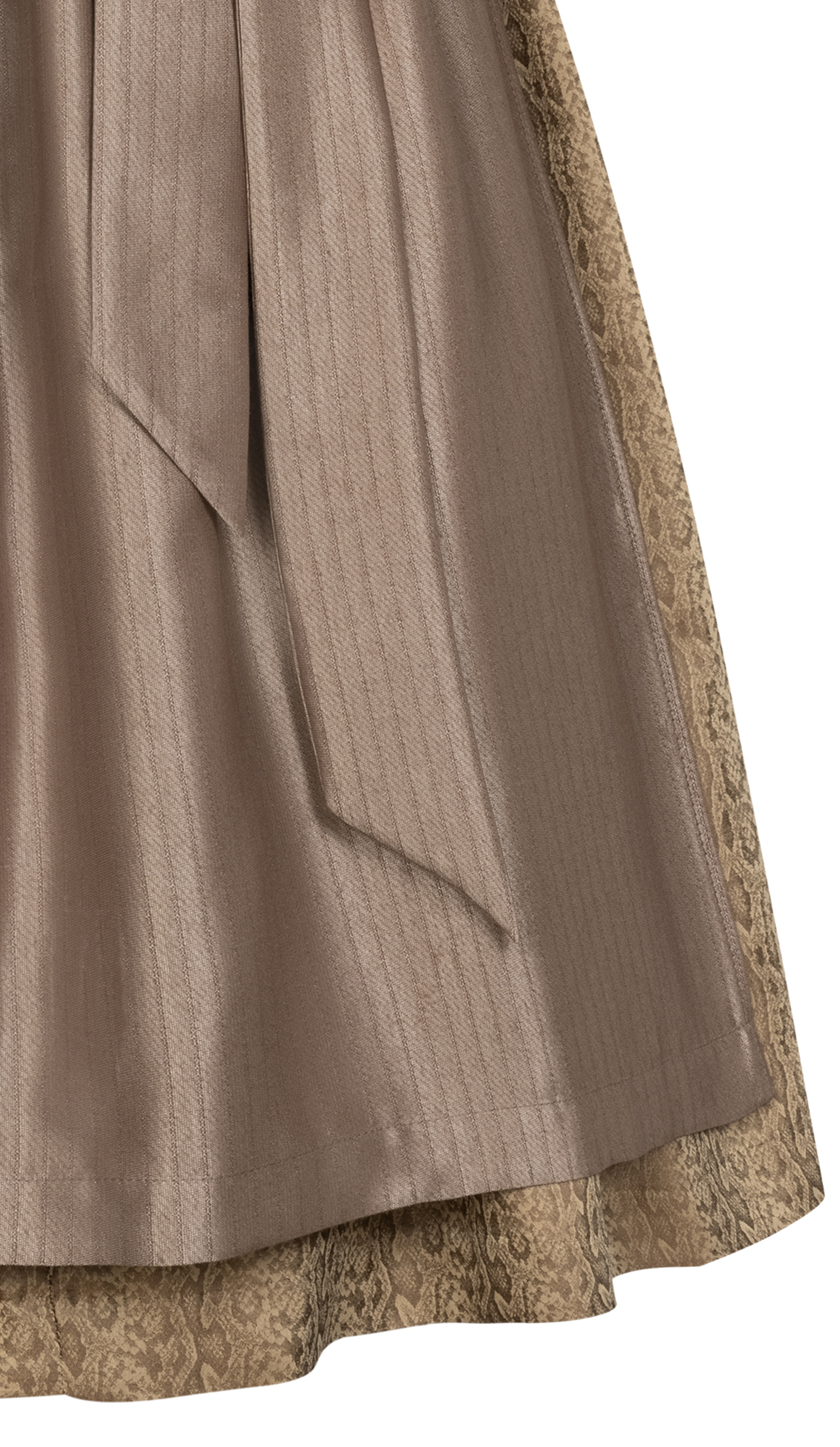 Midi Dirndl Frieda in Goldbraun von Nübler