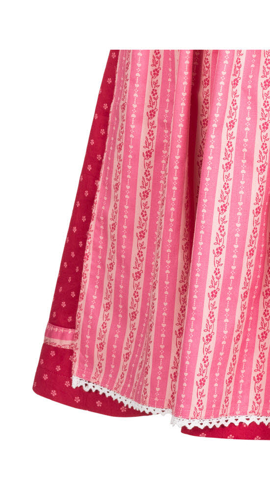 Kinderdirndl Diana in Beere, 3-teiliges Set