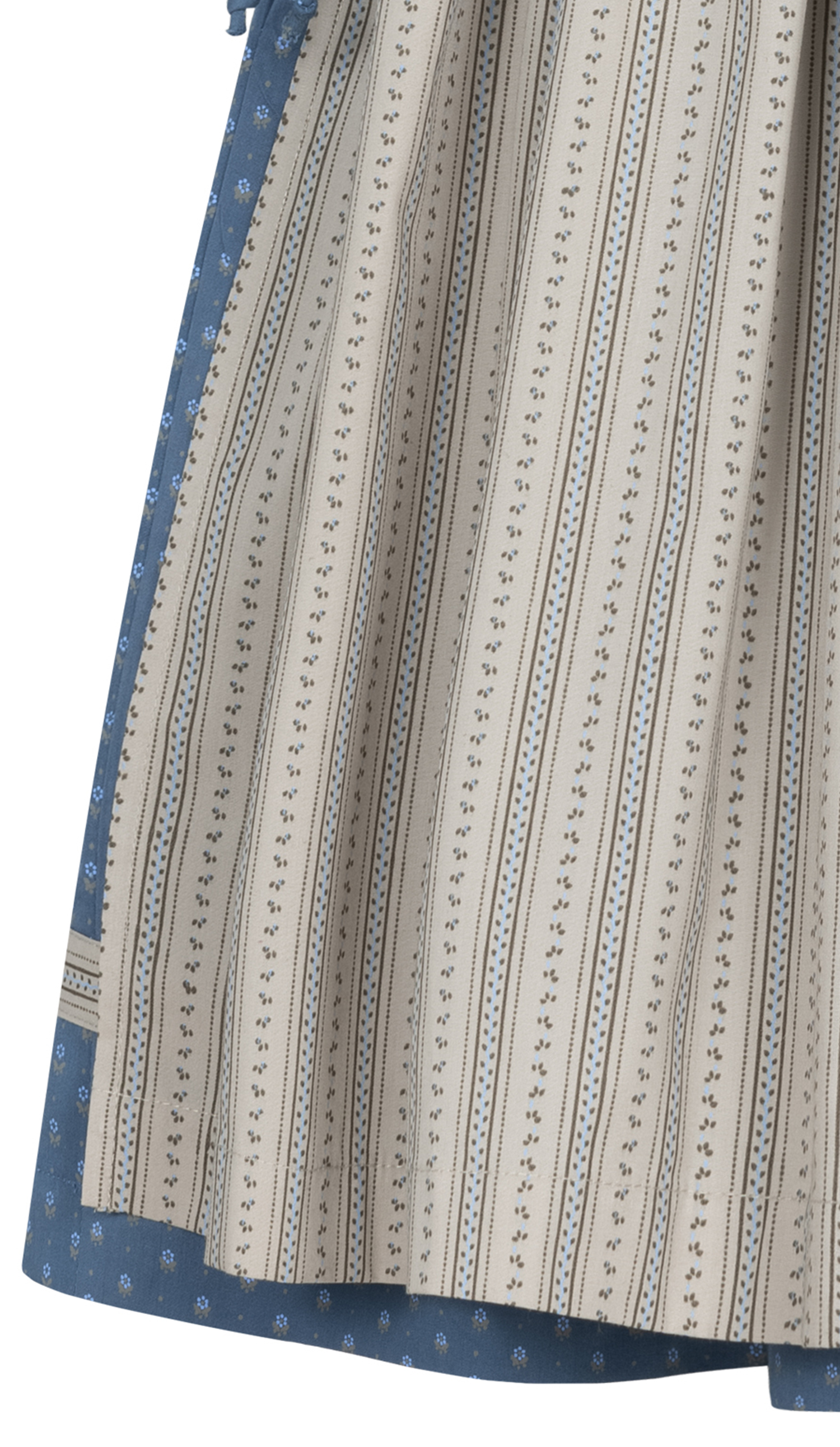 Kinderdirndl Felicitas in Rauchblau, 3-teiliges Set