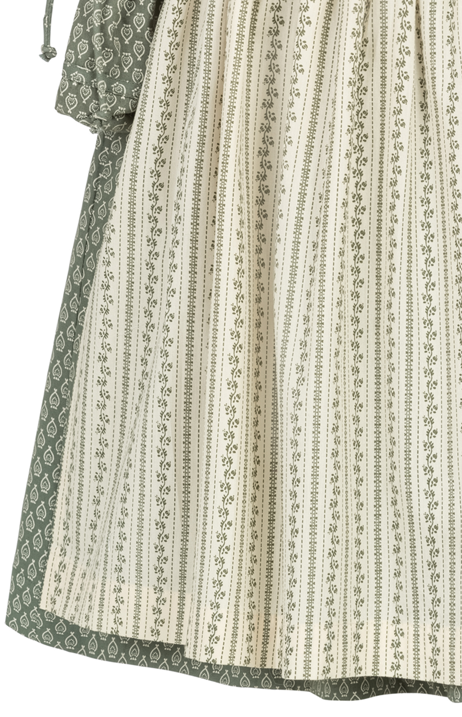 Kinderdirndl Fredericke in Salbei, 3-teiliges Set