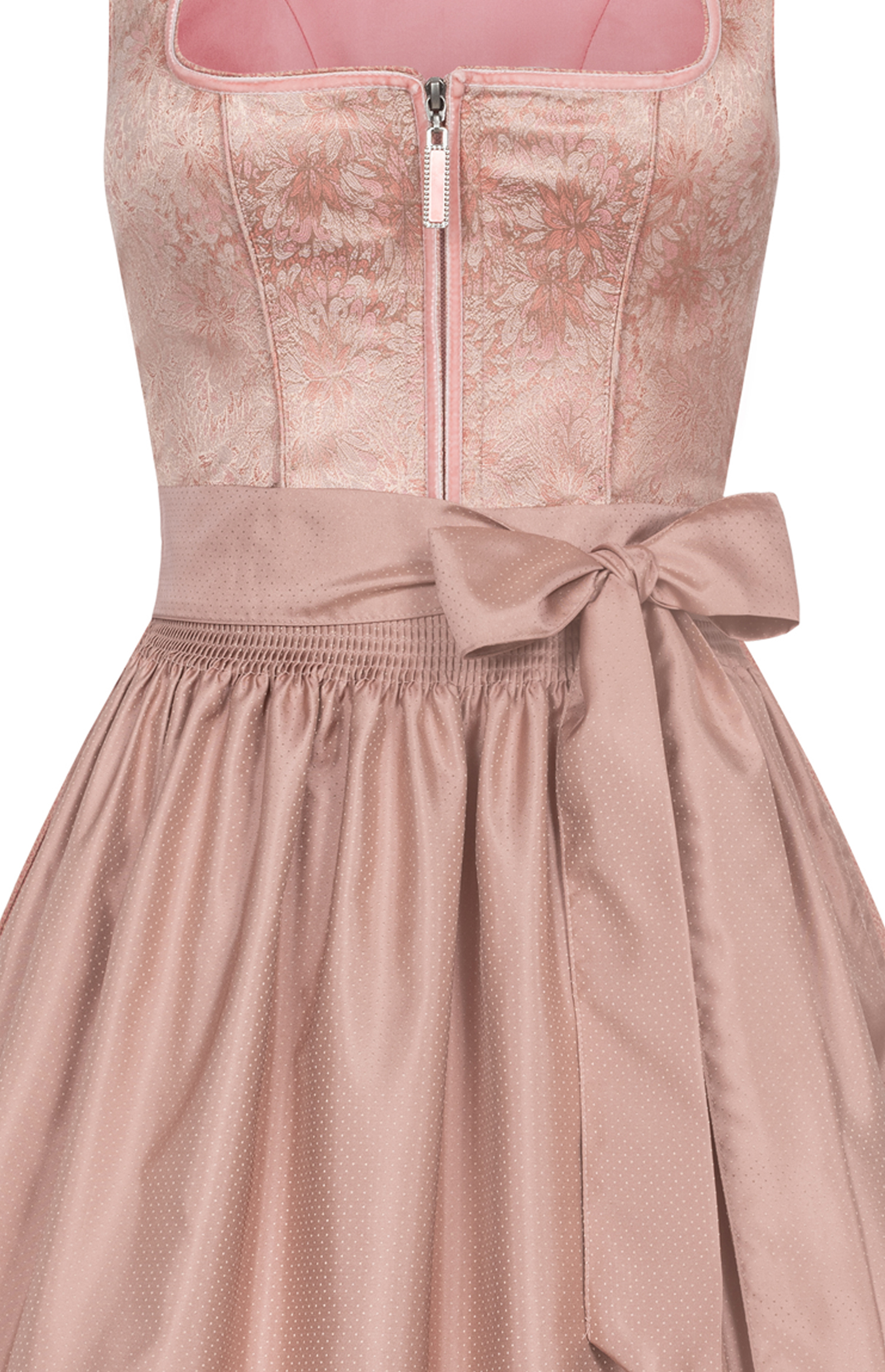 Midi Dirndl Gepa in Apricot von Nübler