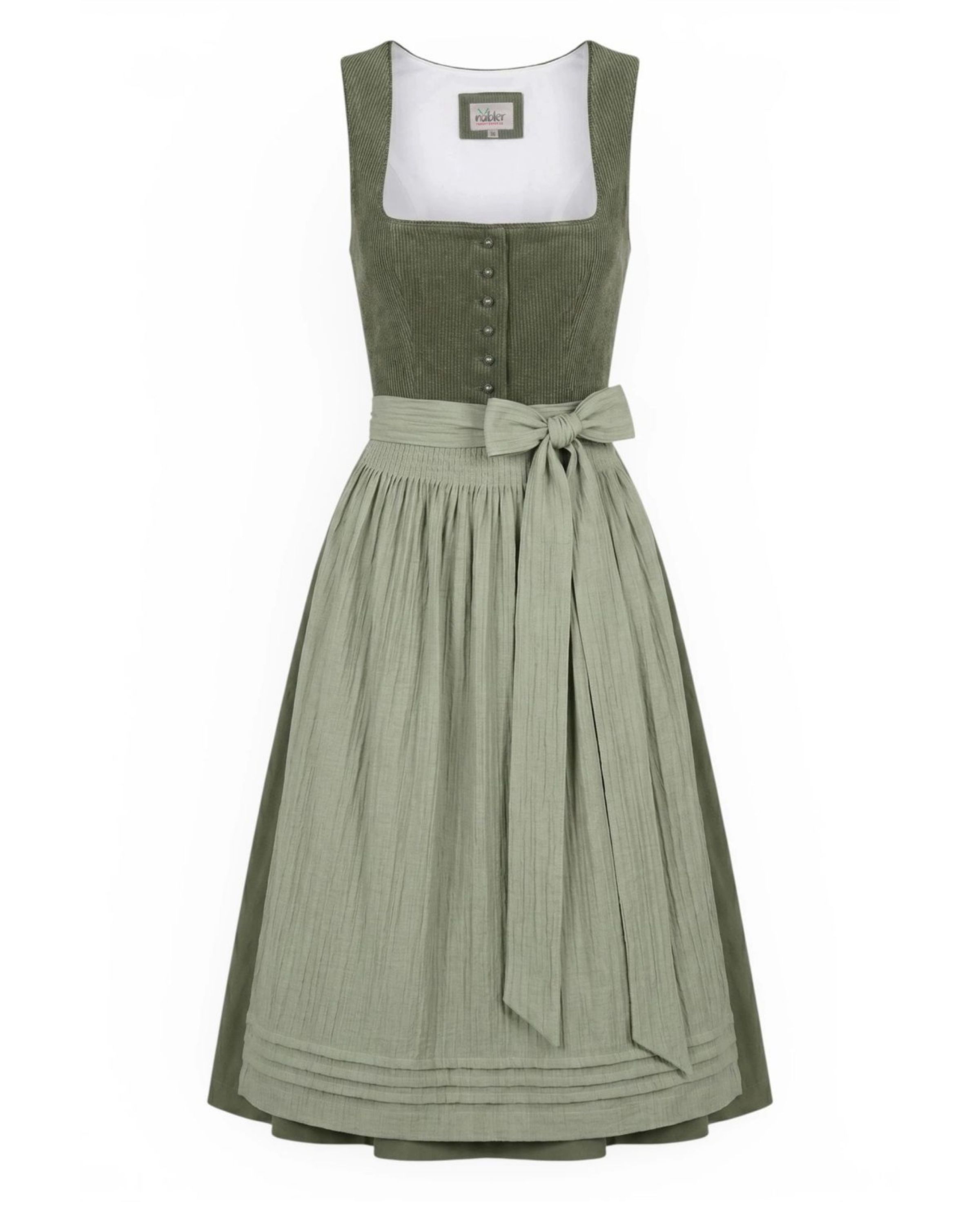 Midi Dirndl Kira in Oliv