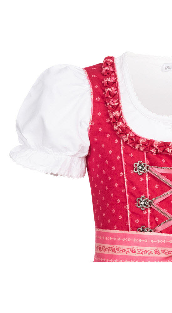 Kinderdirndl Diana in Beere, 3-teiliges Set