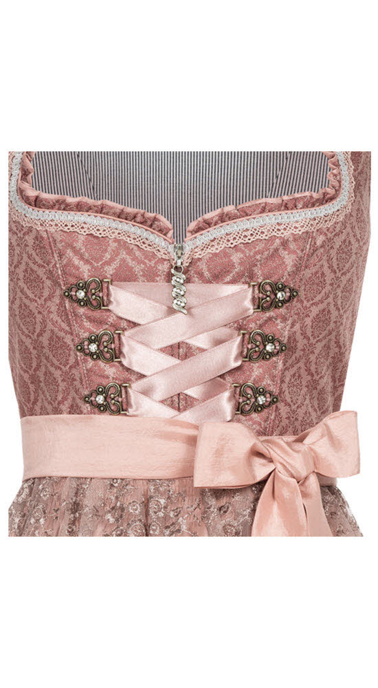 Dirndl midi Pia in Rosa von Nübler