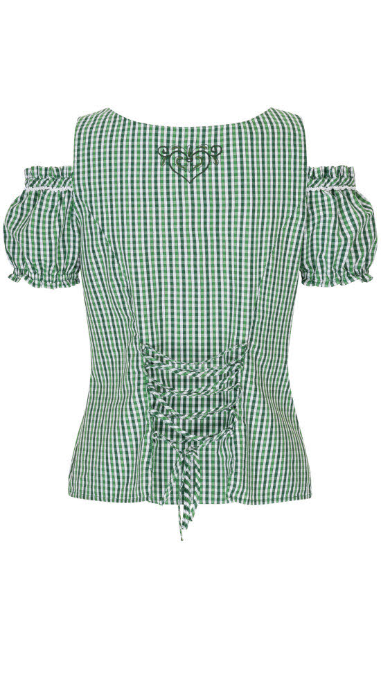 Miederbluse Herta in Grün von Nübler