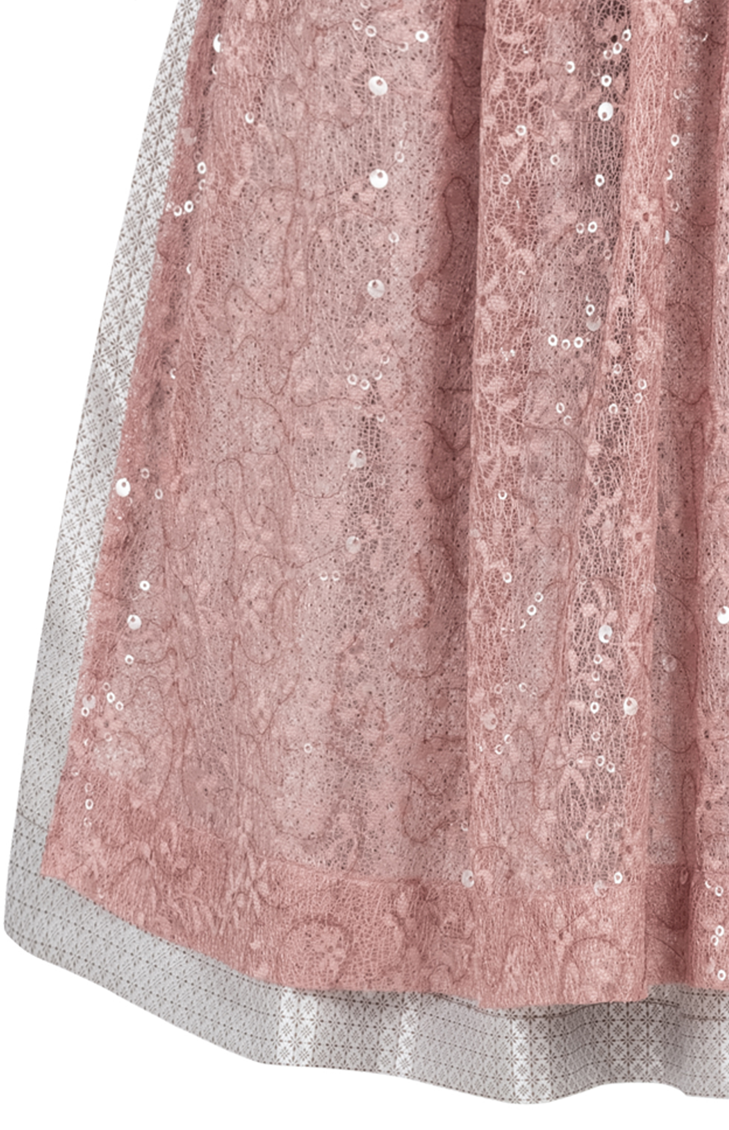 Kinderdirndl Lina in Taupe, 3-teiliges Set