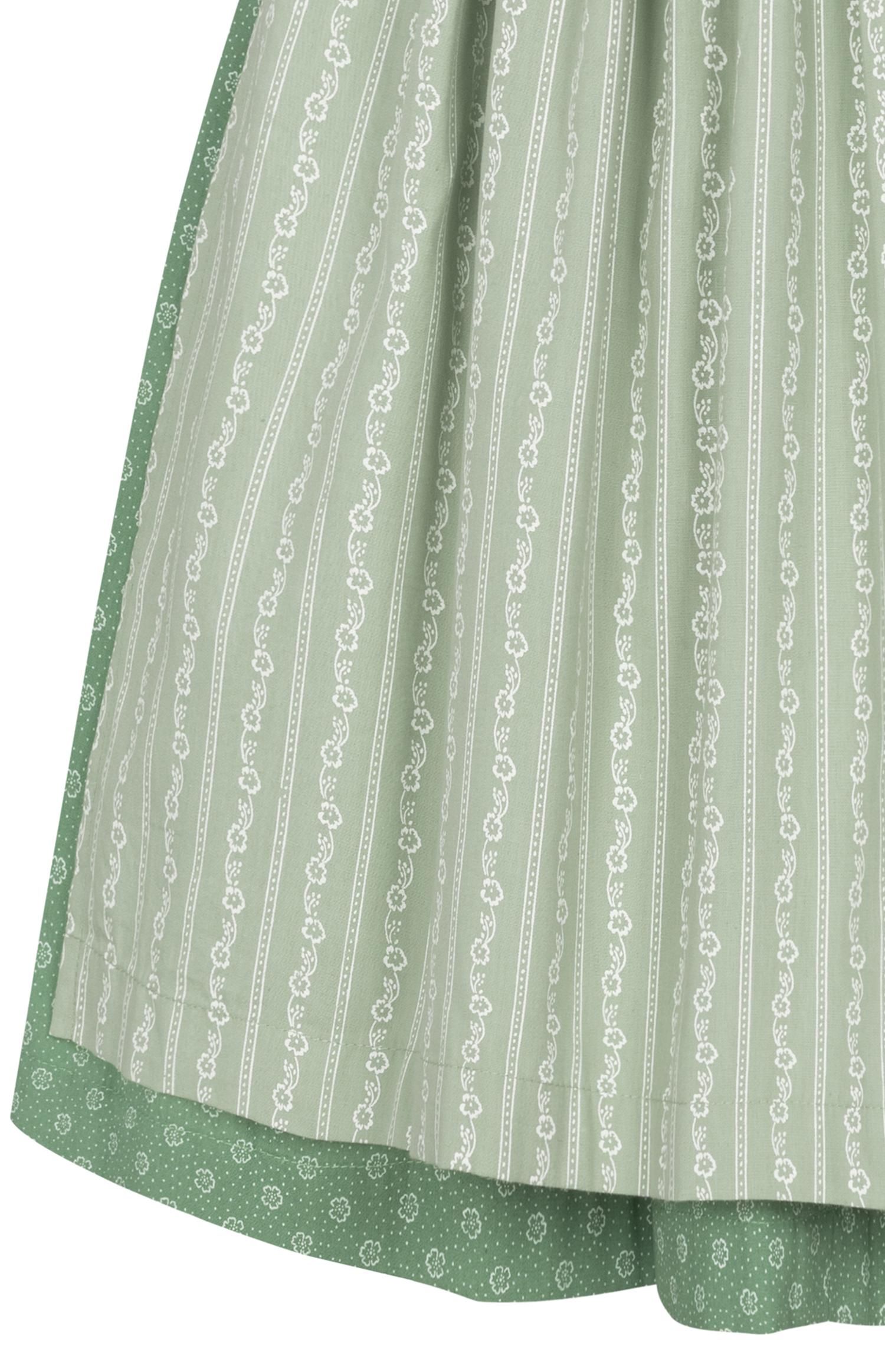 Kinderdirndl Flores in Almgrün, 3-teiliges Set