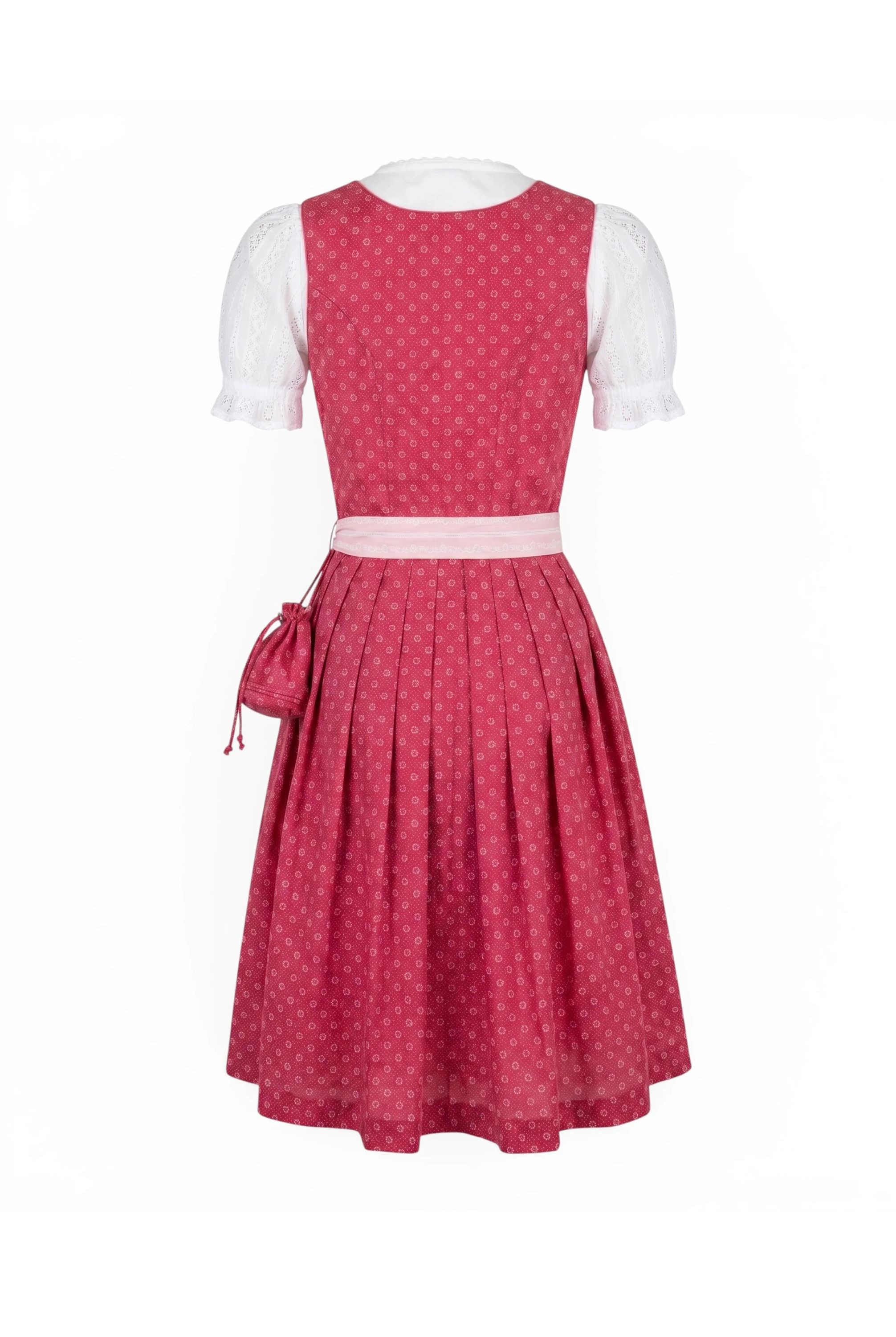 Kinderdirndl Flores in Pink, 3-teiliges Set