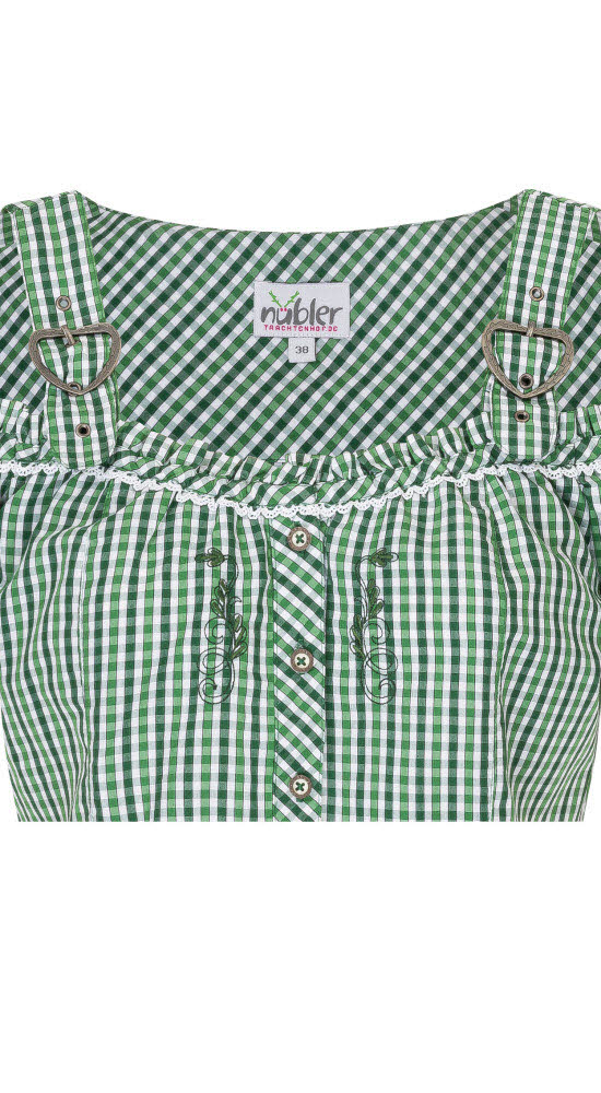 Miederbluse Herta in Grün von Nübler