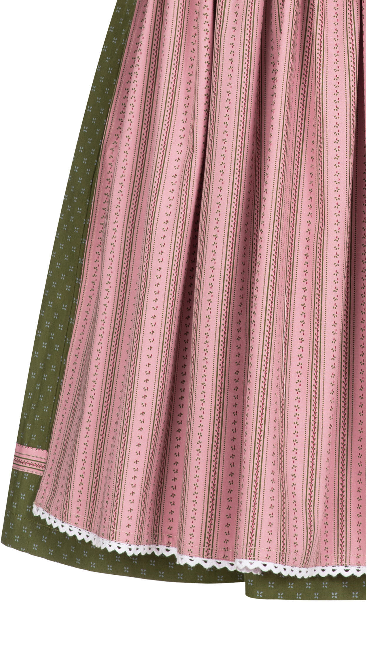 Kinderdirndl Nabilia in Grün, 3-teiliges Set