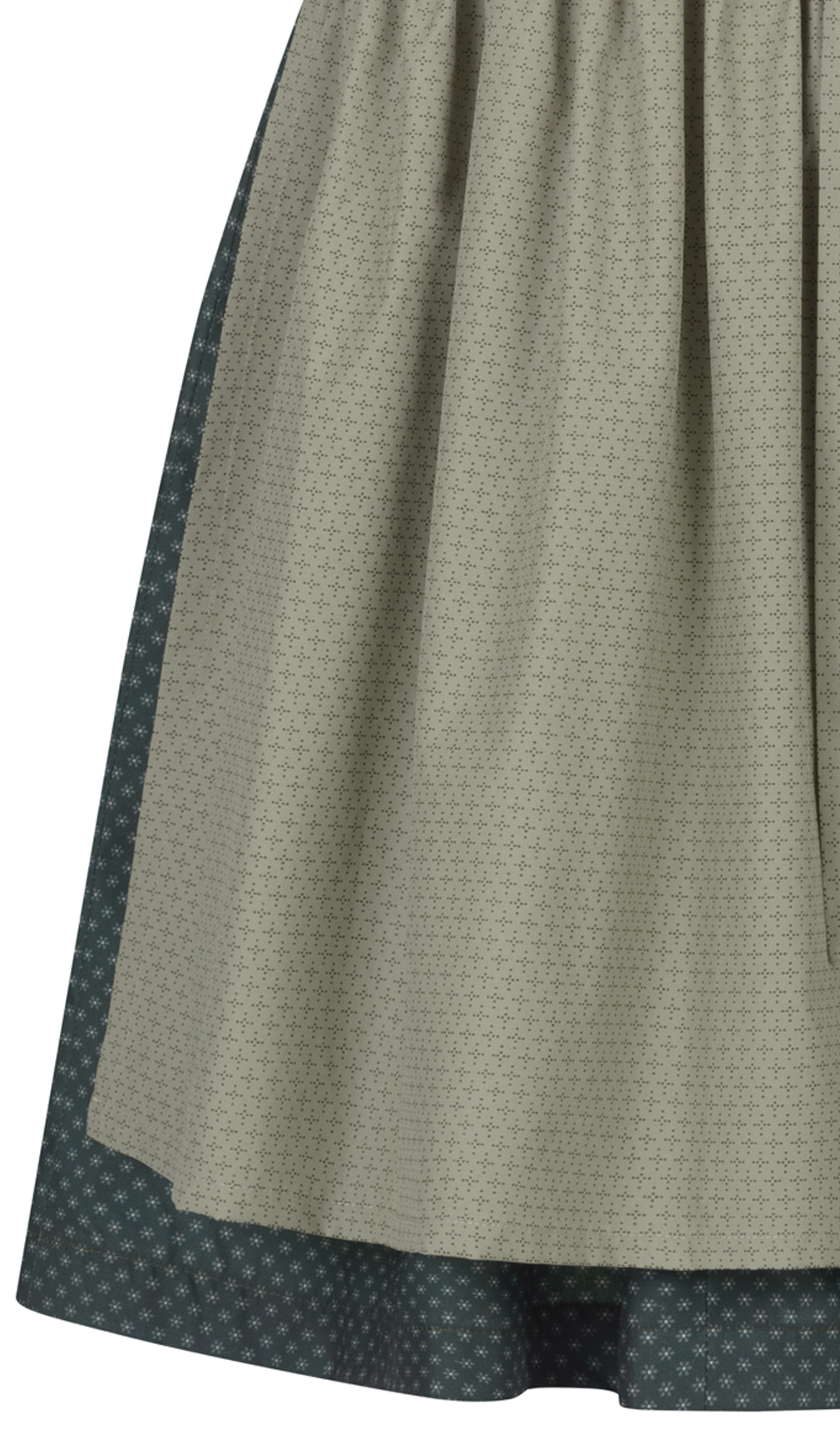 Kinderdirndl Petra in Grün, 3-teiliges Set