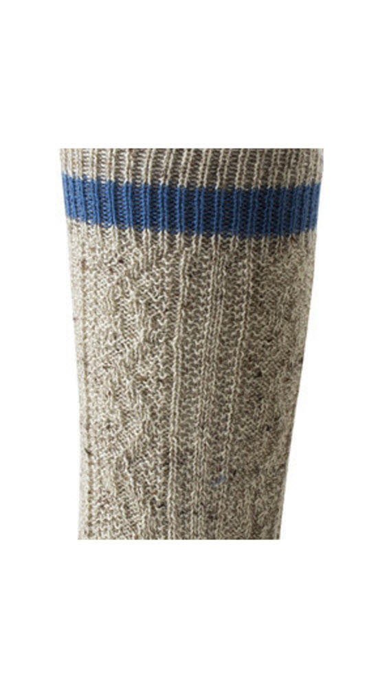 Herren Socken Paul in Natur-Blau meliert von Dirks