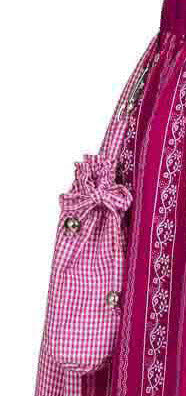 Kinderdirndl Anja in Beere, 3-teiliges Set