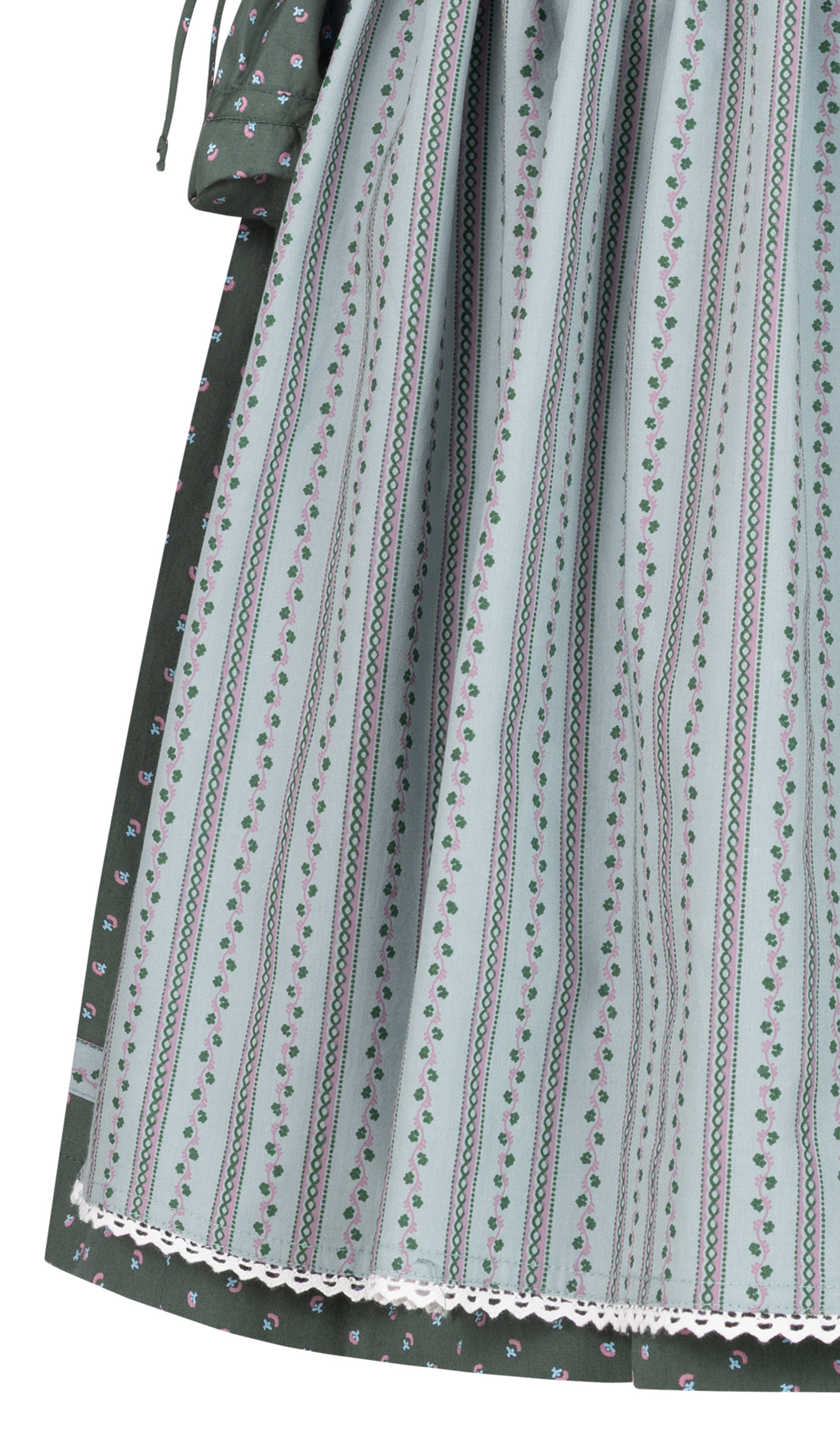 Kinderdirndl Nabila in Petrol, 3-teiliges Set