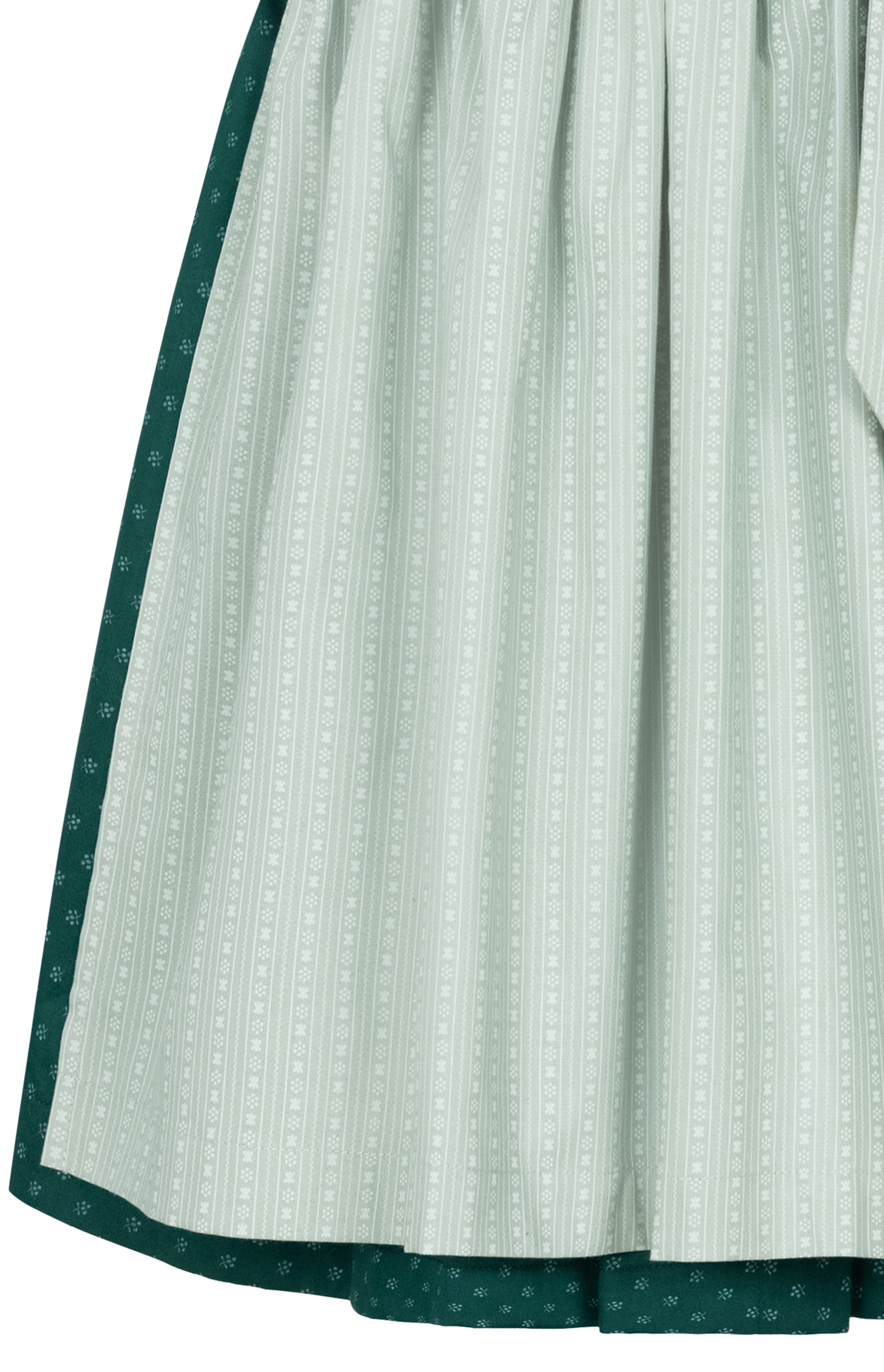 Kinderdirndl Fabia in Tanne-Mint, 3-teiliges Set